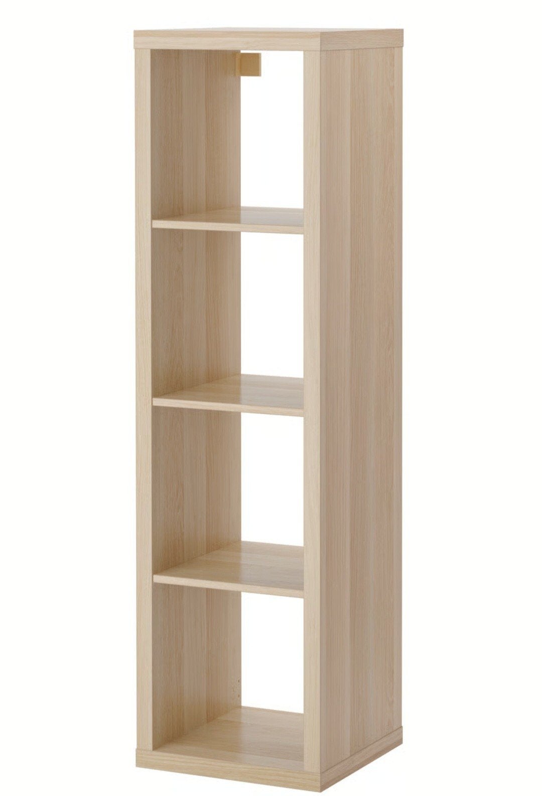 IKEA Kallax Kast met 4 vakken - Licht hout, Ophalen, Met plank(en), Minder dan 50 cm, Gebruikt