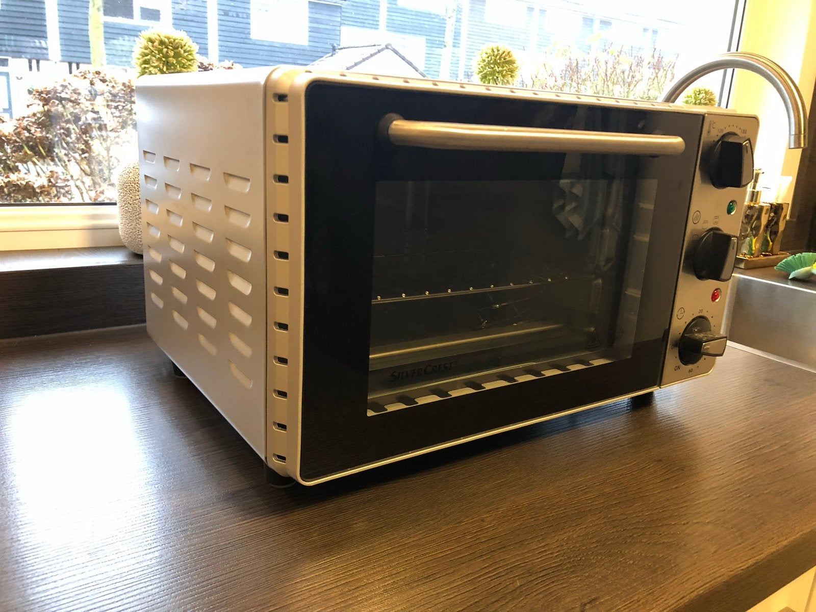 SilverCrest Mini Oven SGB 1200 C1 - Zo goed als nieuw, Ophalen, Minder dan 45 cm, Hete lucht, Silvercrest