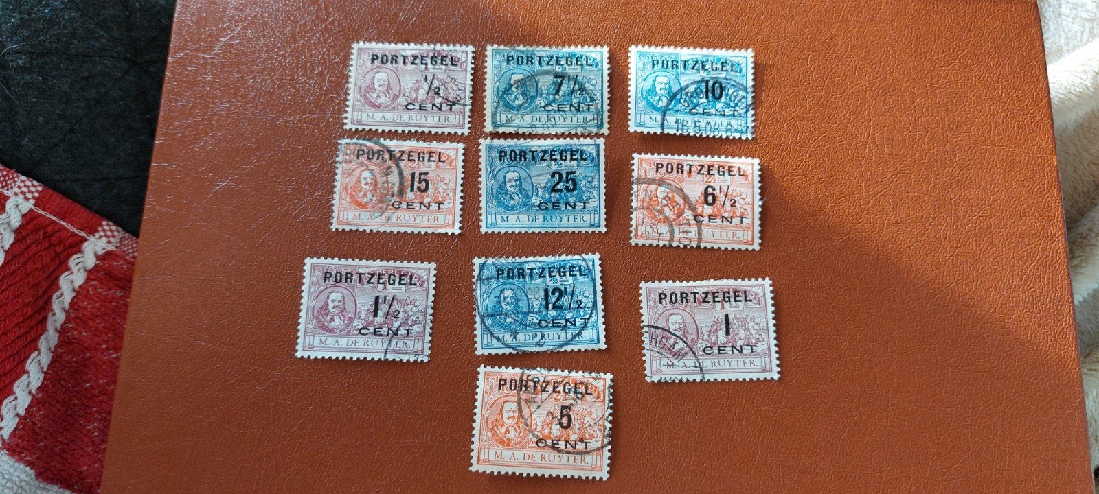 porto zegels Nederland met opdruk, Postzegels en Munten, Ophalen of Verzenden, T/m 1940, Gestempeld