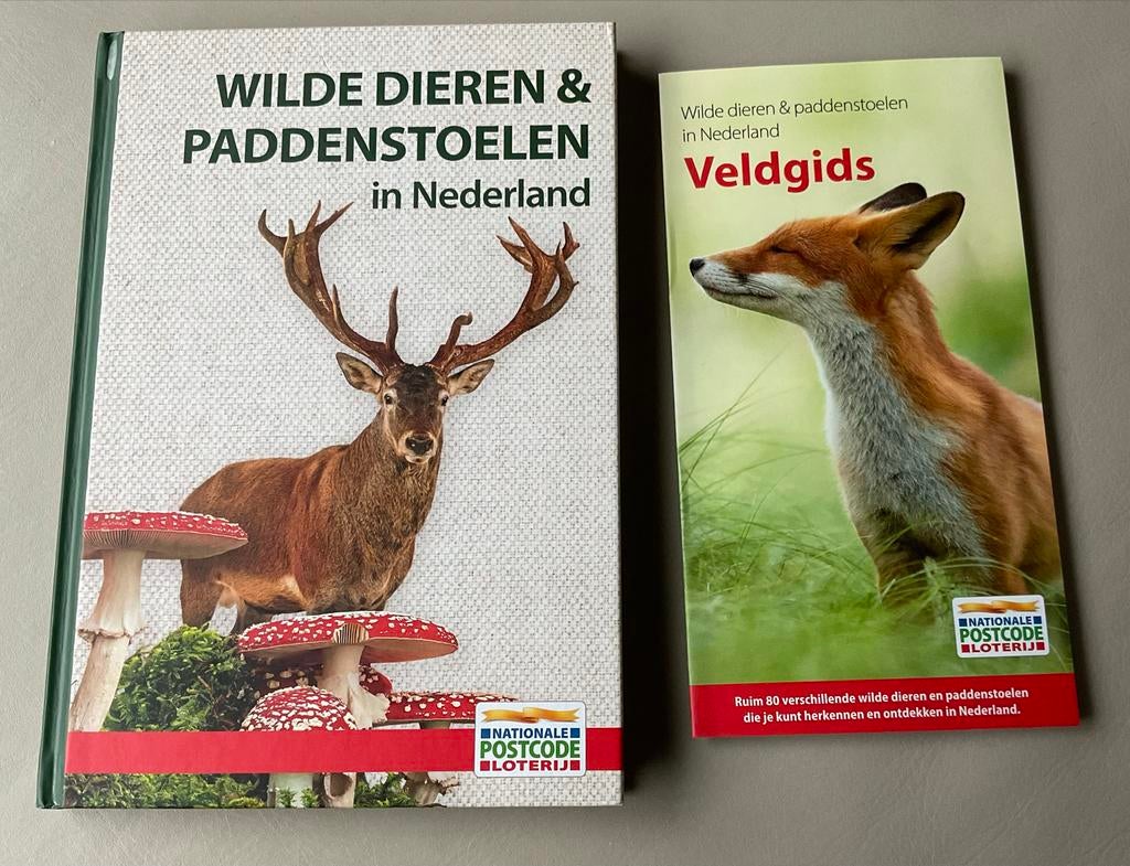 Wilde Dieren & Paddenstoelen in Nederland - Veldgids, Boeken, Natuur, Nieuw, Natuur algemeen, Ophalen of Verzenden