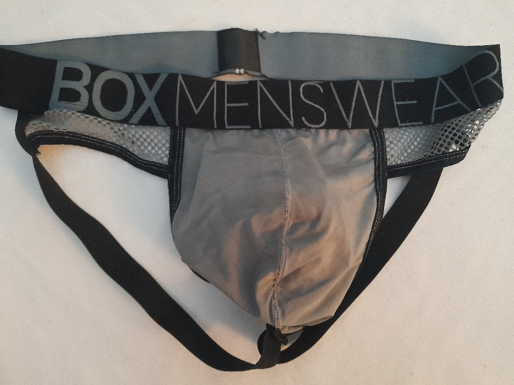 grijze jockslip menswear BOX mt: L, Kleding | Heren, Ondergoed, Ophalen of Verzenden, Grijs, Slip