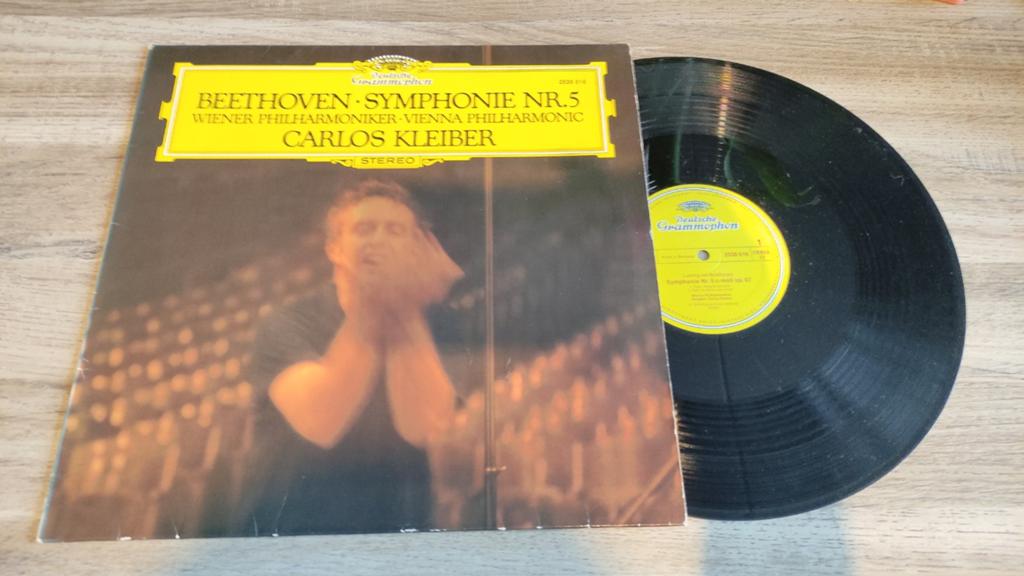 Beethoven symphonien nr 5 lp, Cd's en Dvd's, Ophalen of Verzenden, Zo goed als nieuw, 12 inch