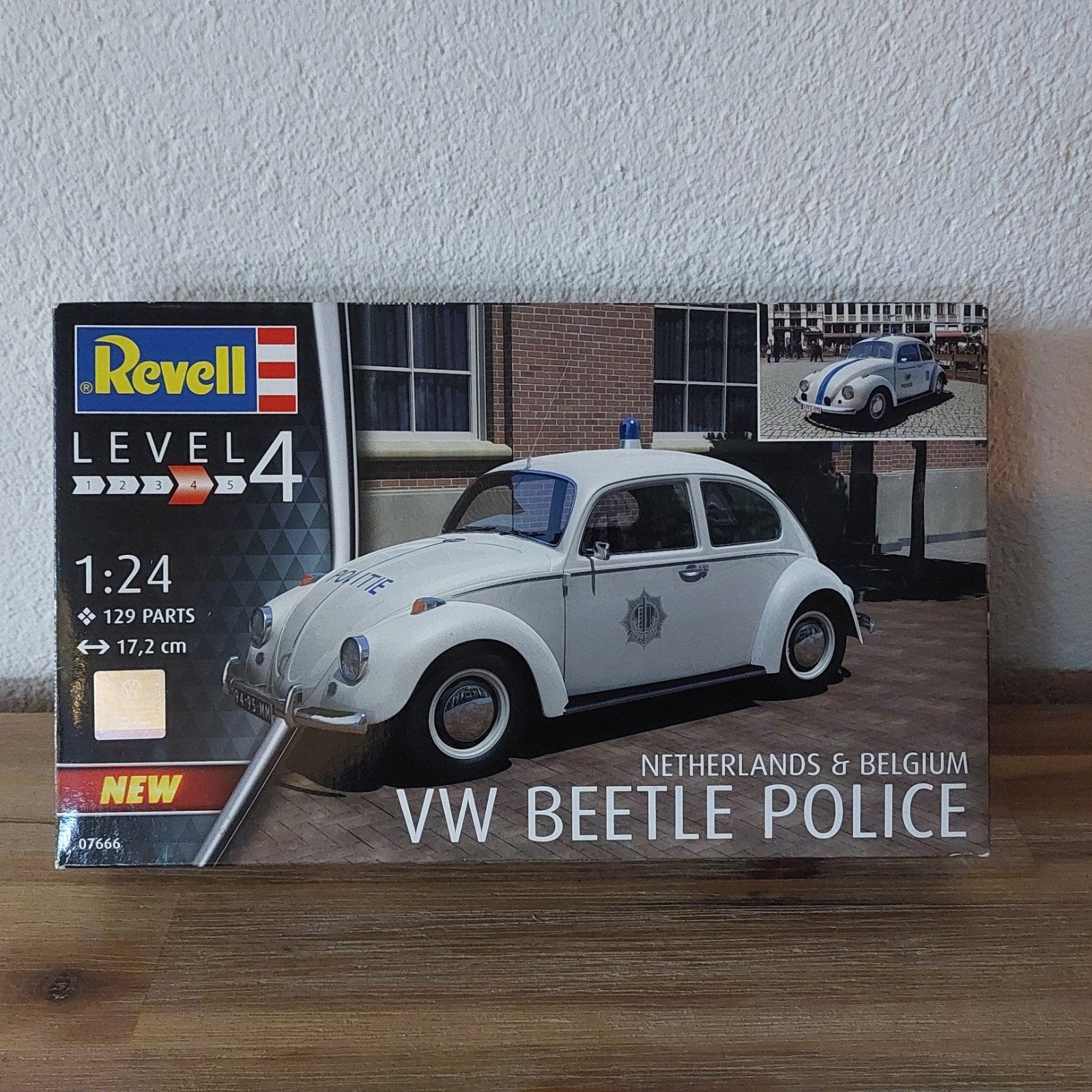 Revell VW Beetle Police(1:24), Ophalen of Verzenden, Nieuw, Auto, Revell