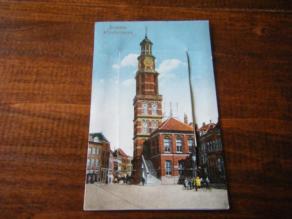 V41 - Zutphen / Toren - LEPORELLO - Compleet - Mooi/Oud, Verzamelen, Ophalen of Verzenden, 1940 tot 1960, Gelderland