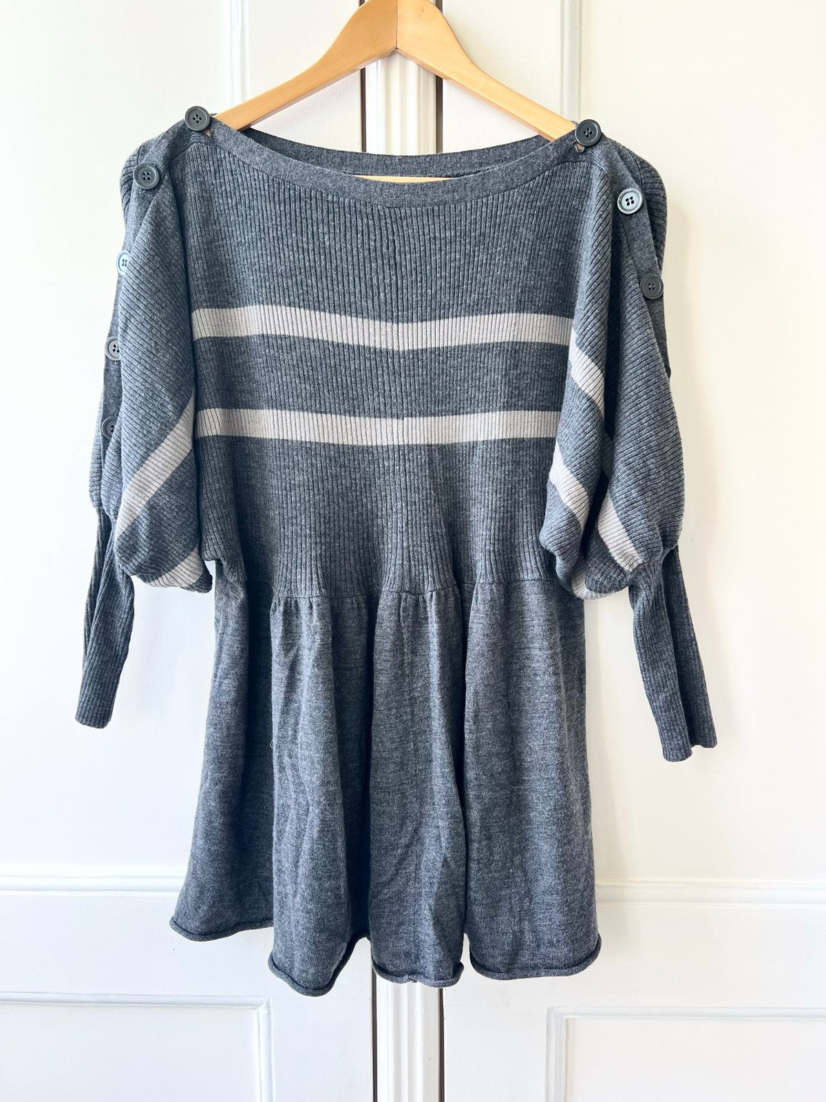 By Malene Birger Grijze Gebreide Trui, Maat S, Ophalen of Verzenden, Zo goed als nieuw, Maat 36 (S), Grijs