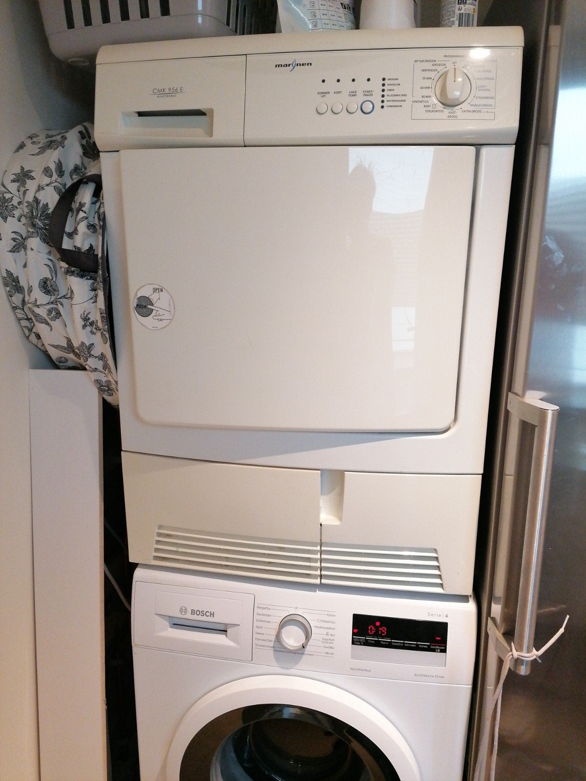 Marynen CMK 956 E Wasdroger - Goed Werkend, Ophalen, Gebruikt, Voorlader, 85 tot 90 cm