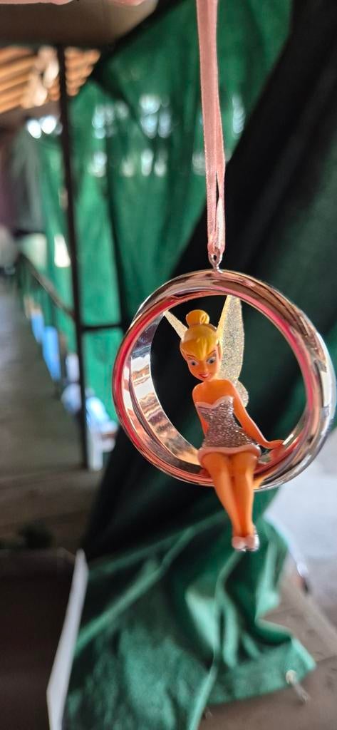 Tinkerbell Hangornament, Ophalen of Verzenden, Overige figuren, Zo goed als nieuw, Beeldje of Figuurtje