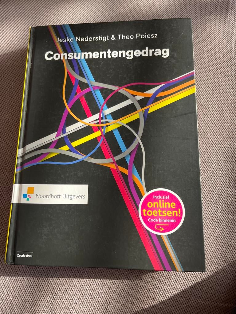 Consumentengedrag - Jeske Nederstigt & Theo Poiesz, Ophalen of Verzenden, Zo goed als nieuw, Economie en Marketing
