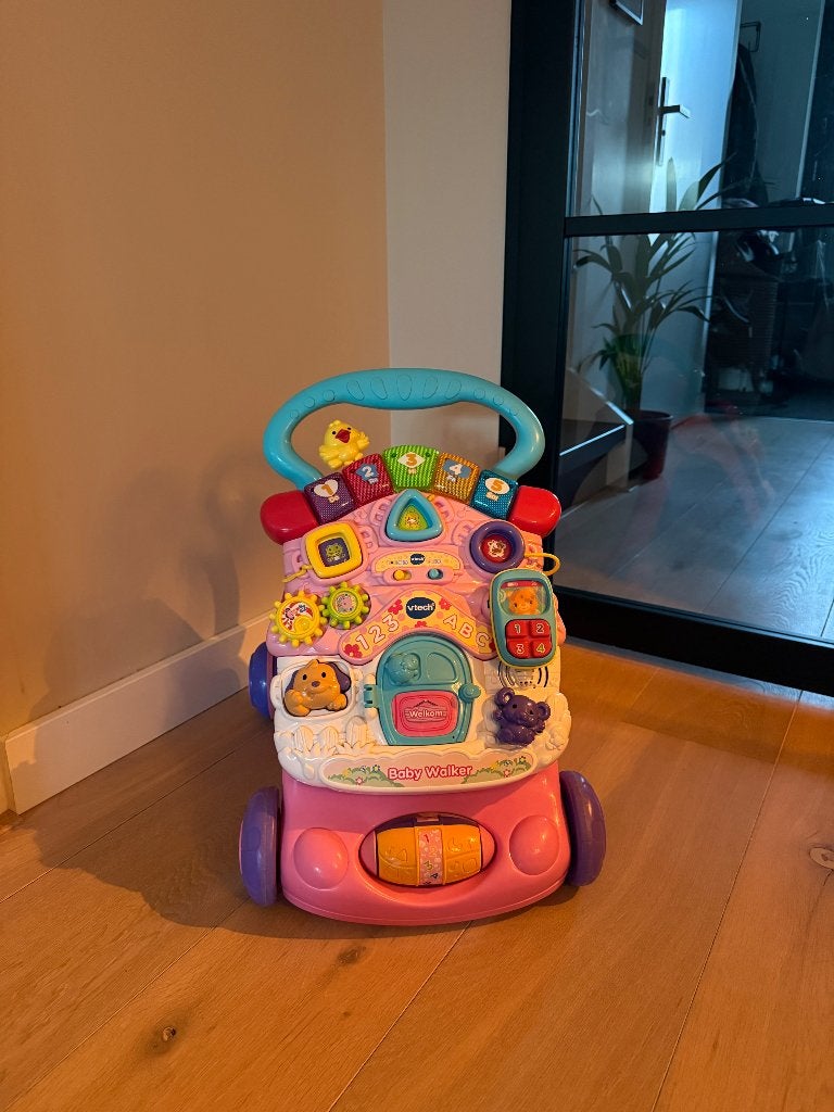 Vtech babywalker, Kinderen en Baby's, Speelgoed | Vtech, Ophalen, Zo goed als nieuw, 6 maanden tot 2 jaar