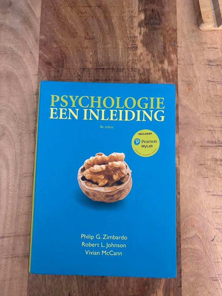 Psychologie een inleiding - 8e editie, Boeken, Ophalen of Verzenden, Gamma, Gelezen, HBO