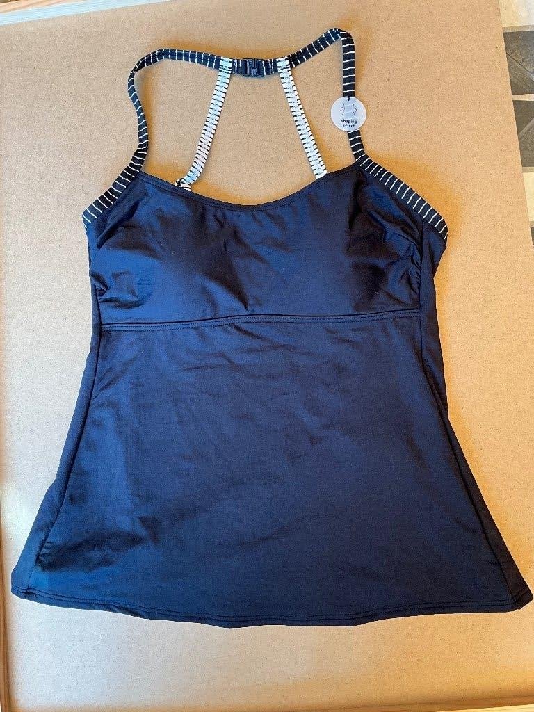 Zwarte tankini top   merk Esprit   maat 42D, Zwarte tankini top   merk Esprit   maat 42D, Zwart, Nieuw, Badpak
