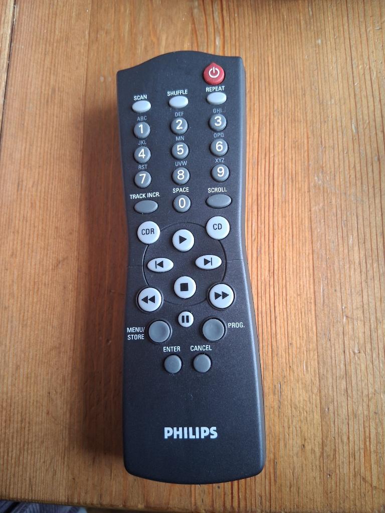 Philips RC282921/01 afstandsbediening CDR-950 / CDR-951, Ophalen of Verzenden, Zo goed als nieuw, Origineel, Mediaspeler