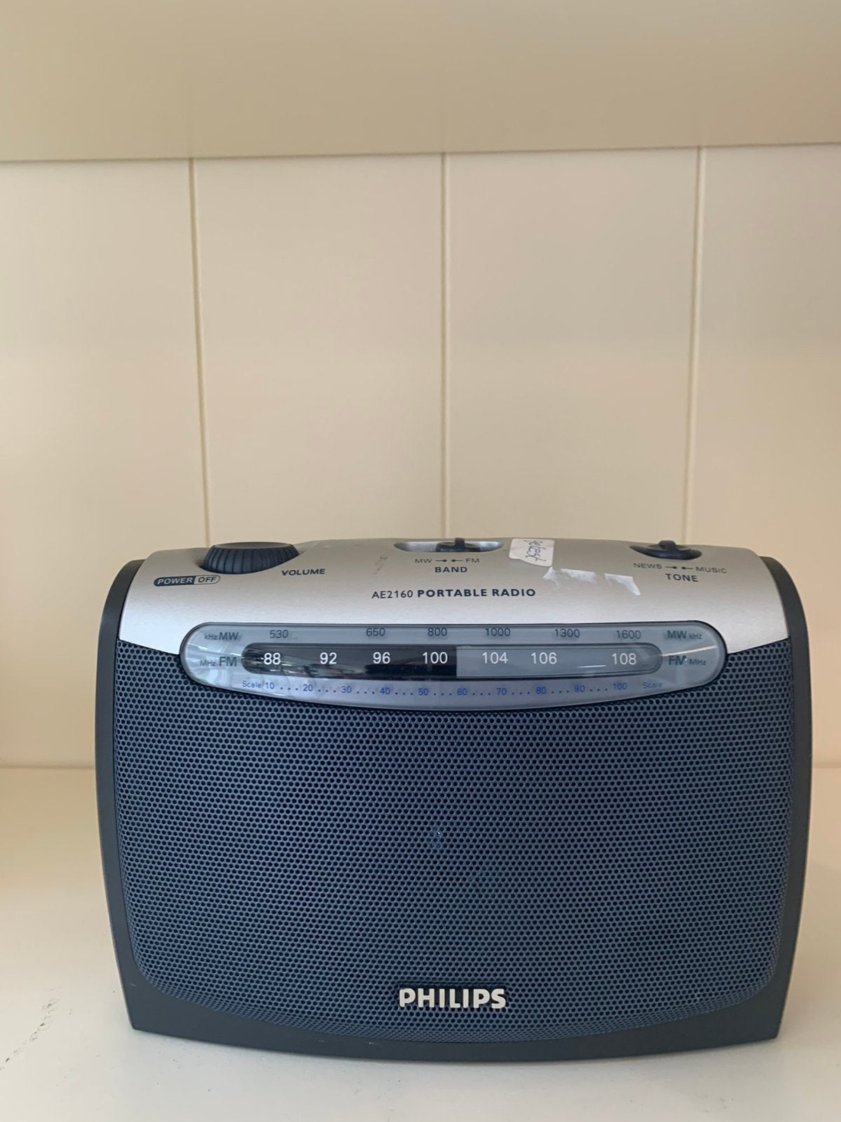 Philips AE2160 draagbare radio, Audio, Tv en Foto, Ophalen of Verzenden, Zo goed als nieuw, Radio