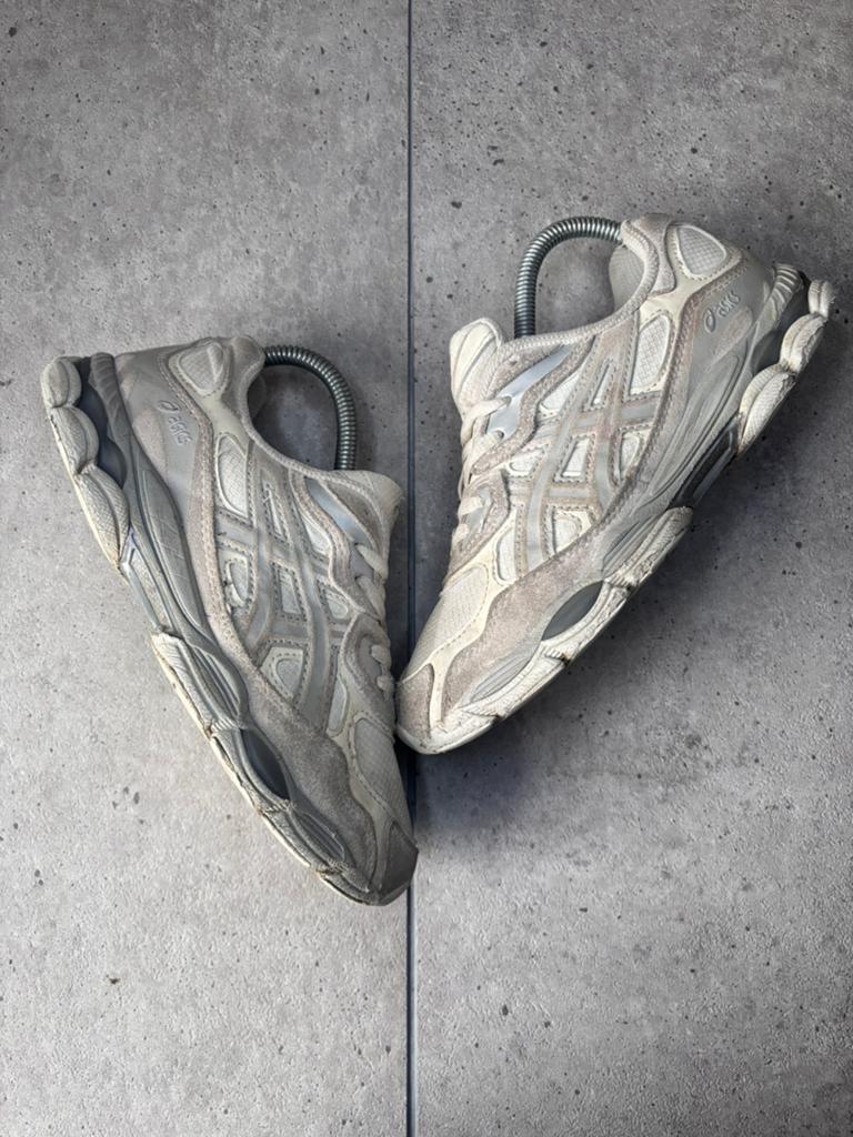 Asics Gel-Nyc Cream Cloud Grey 39, Kleding | Dames, Ophalen of Verzenden, Zo goed als nieuw, Grijs, Sneakers of Gympen