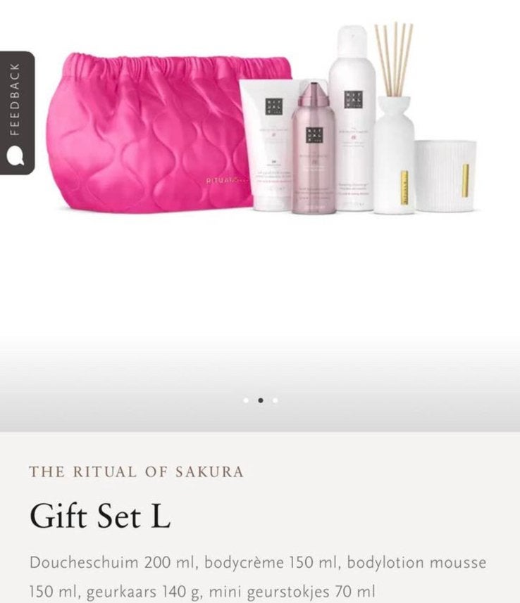 Rituals Sakura Giftset L €49,90 incl verzenden 🩷🎁  Nieuw!, Ophalen of Verzenden, Nieuw, Bad & Douche