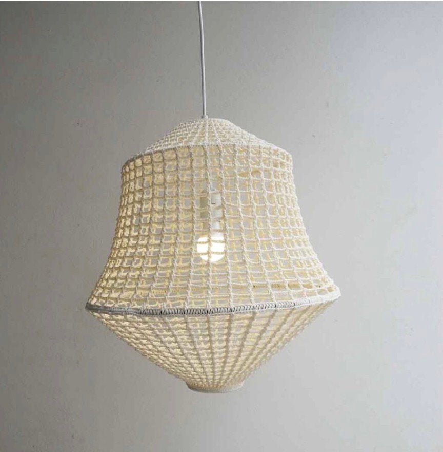 Piet Hein Eek voor IKEA Hanglamp – Industriell (Gehaakt), Ophalen of Verzenden, Zo goed als nieuw, Overige materialen, E27 (groot)