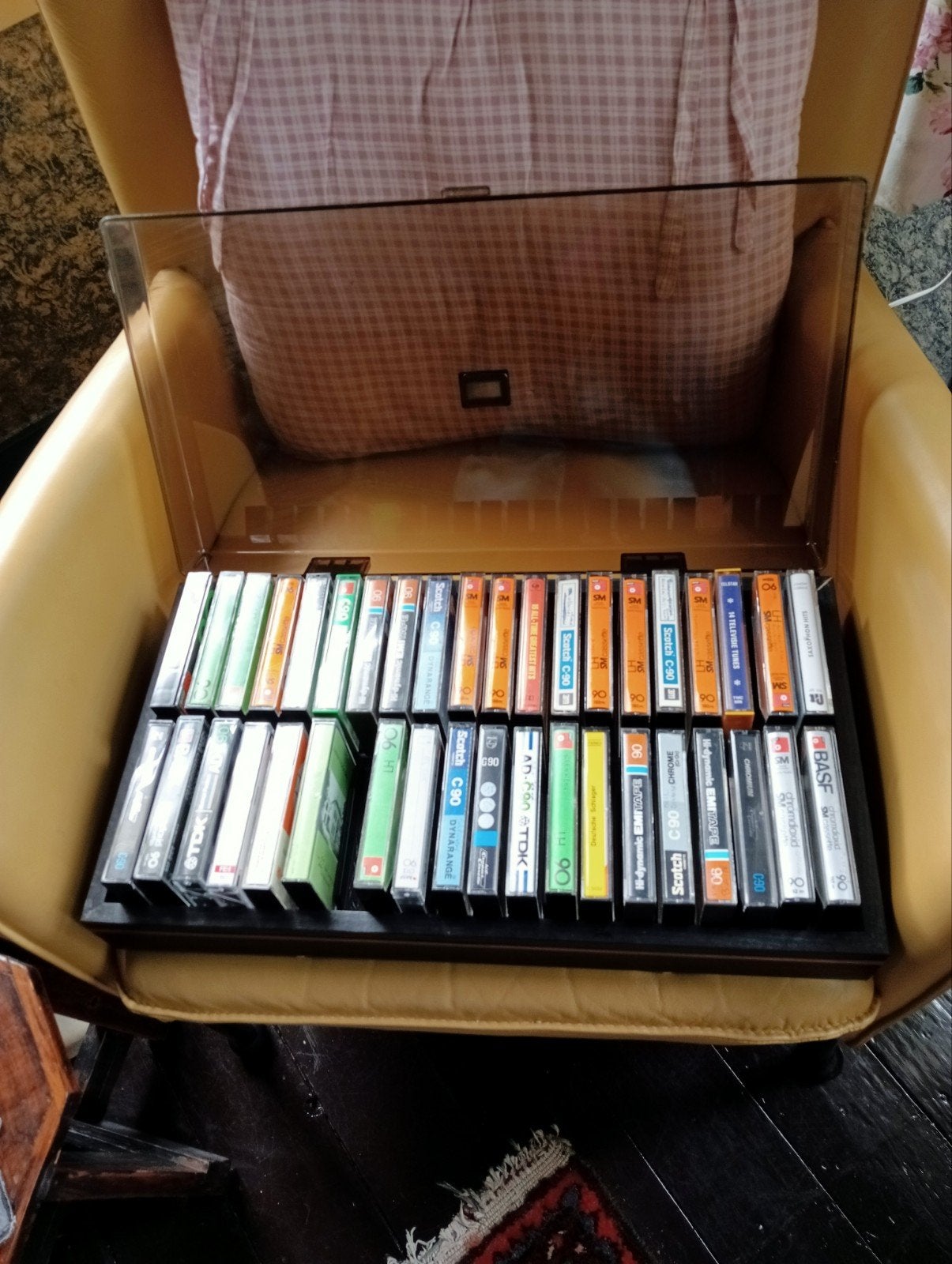 opbergdoos met cassettes., Ophalen of Verzenden