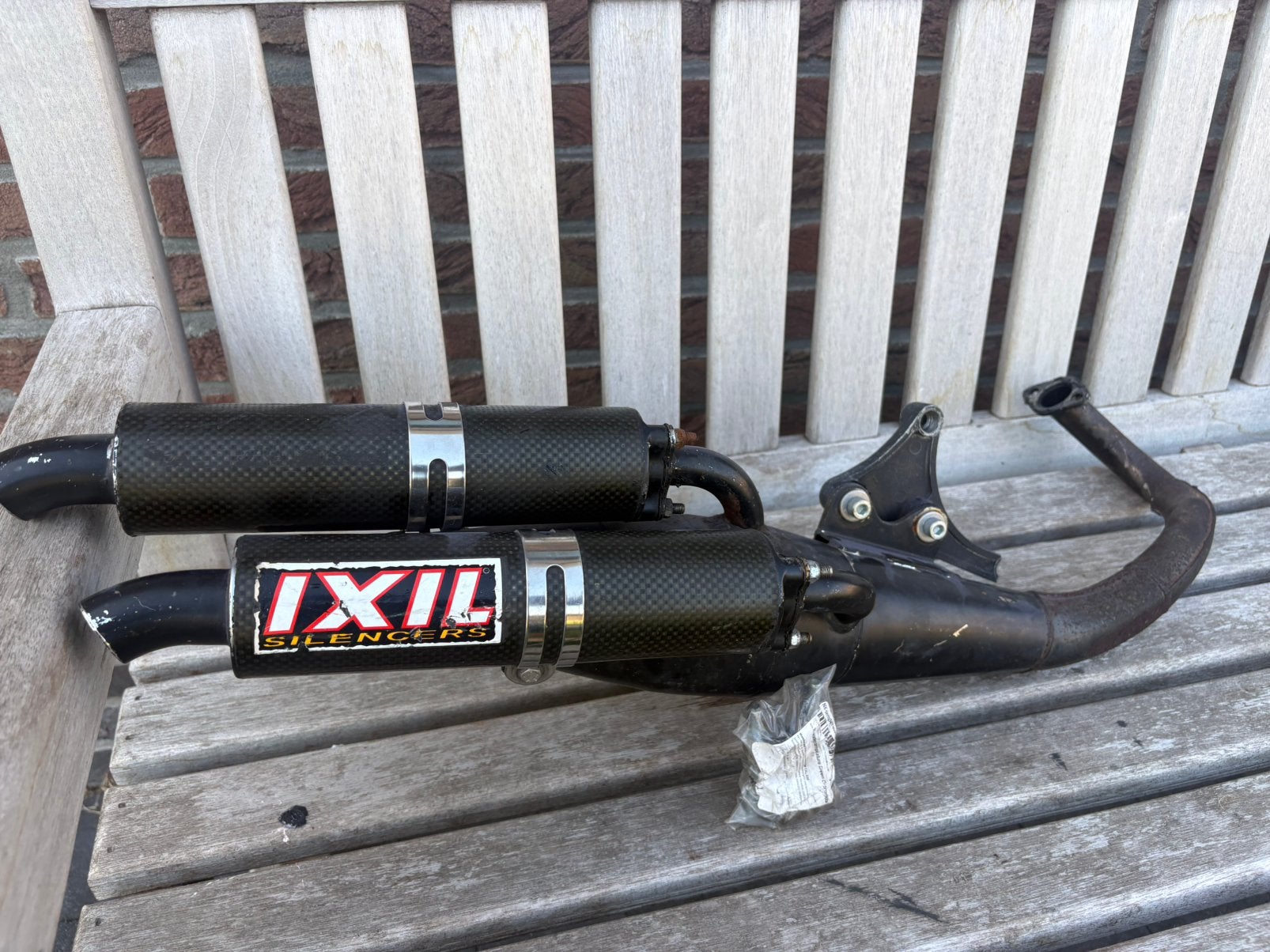 ixil silencers uitlaat zeldzaam 50/70 cc piaggio, Ophalen of Verzenden, Gebruikt