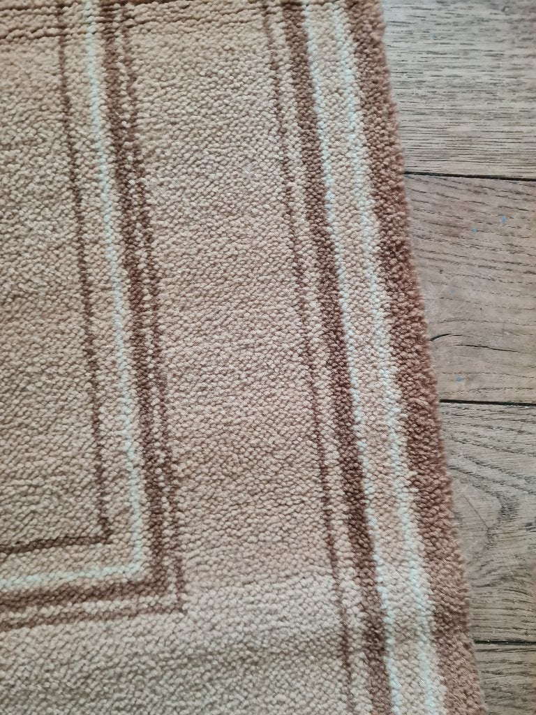 Vintage wollen vloerkleed loper merk Desso, Heikant 21 Kaatsheuvel, Gebruikt, 100 tot 150 cm, Belle Vieille Brocante