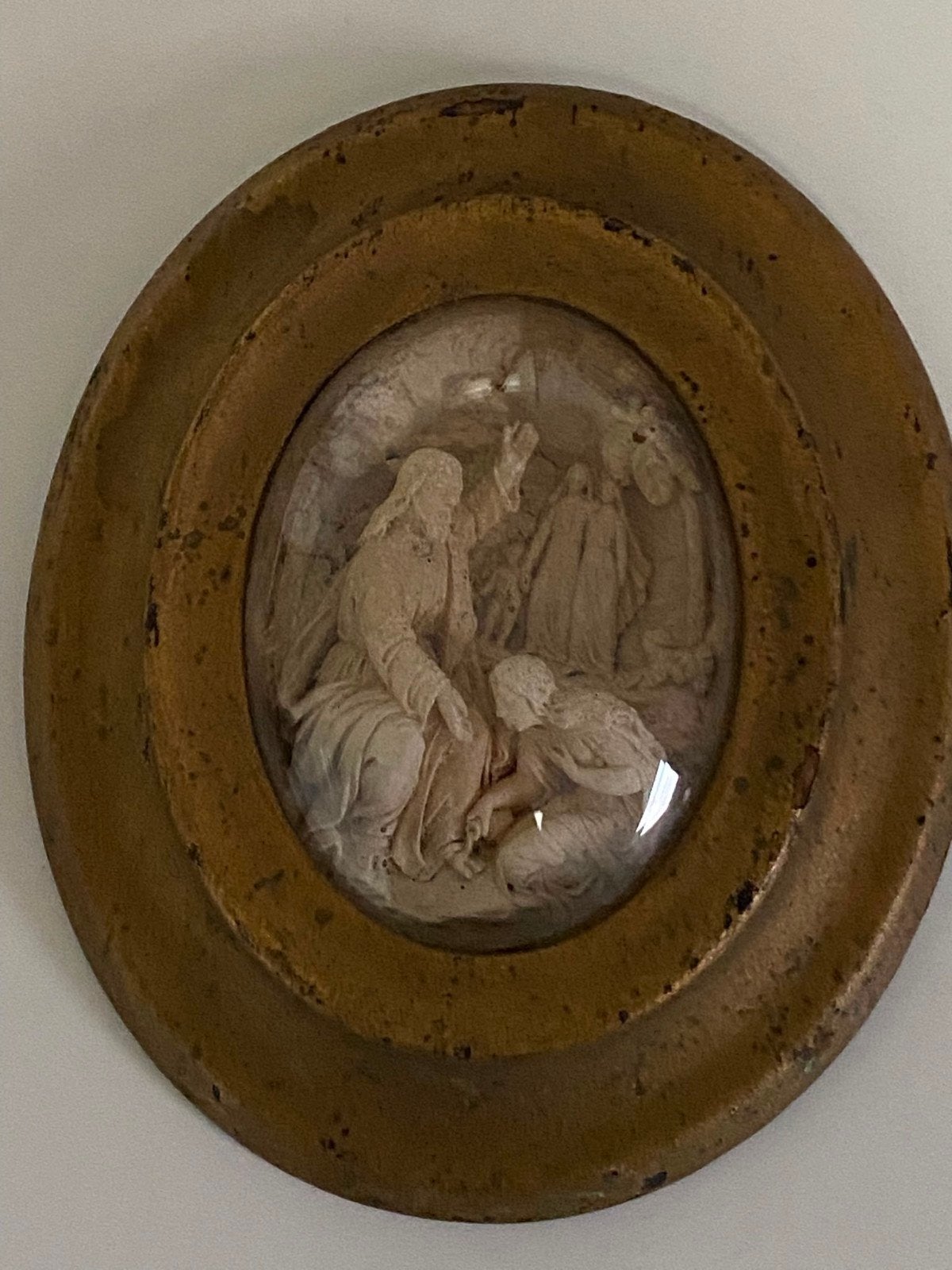 19e eeuws pijpaarde religie, Antiek en Kunst, Verzenden
