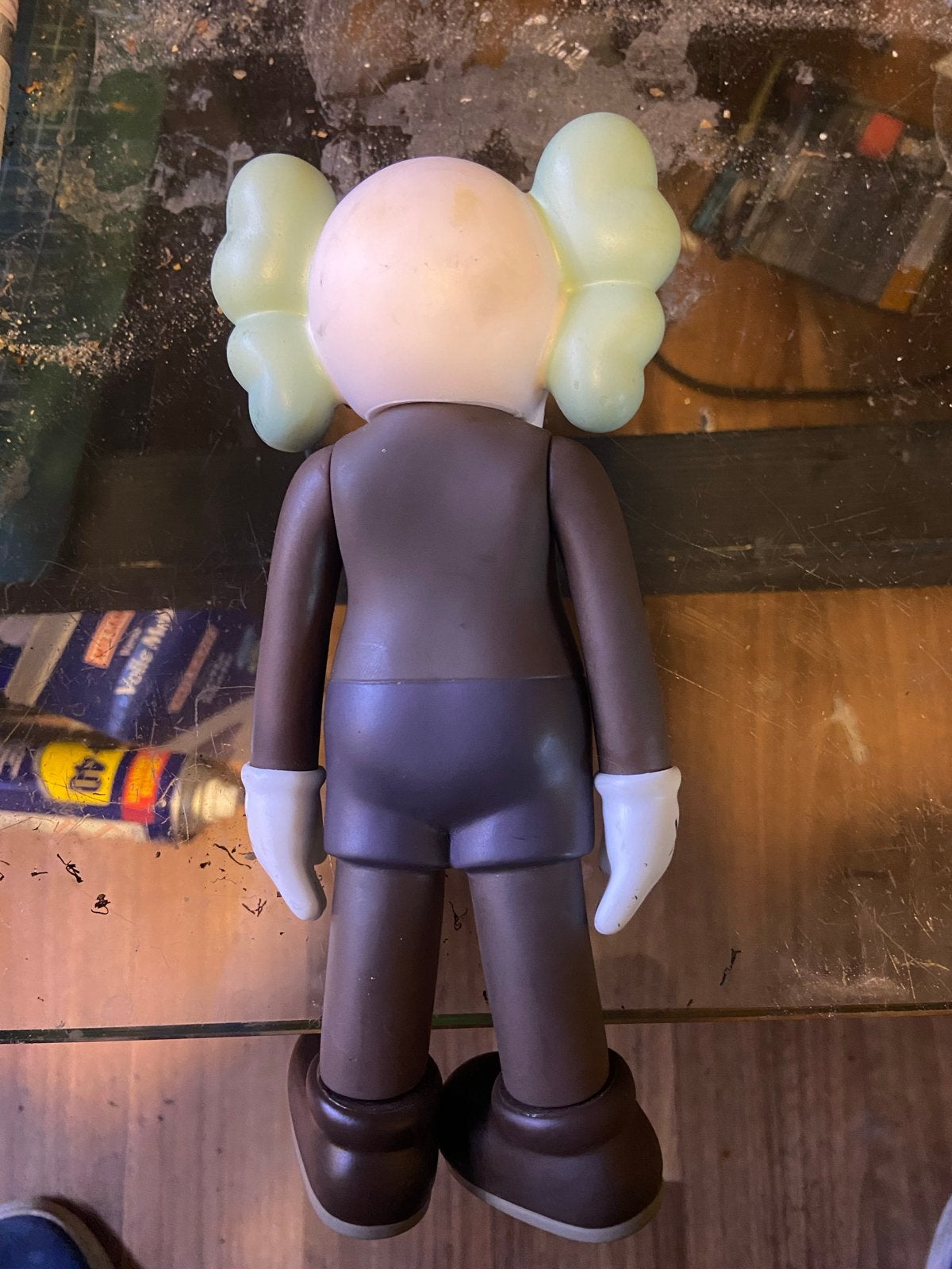 Kaws Companion Brown - Vinyl Art Toy, Verzamelen, Poppetjes en Figuurtjes, Ophalen of Verzenden, Gebruikt