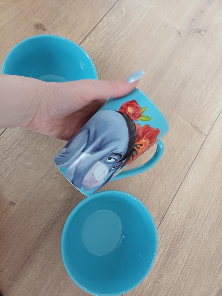 Disney Store Knorretje Servies Set - Mok en Kommen, Verzamelen, Disney, Ophalen of Verzenden, Winnie de Poeh of vrienden, Zo goed als nieuw