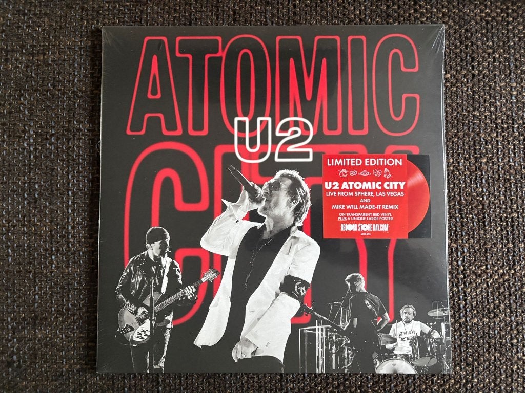 U2- Atomic City Live, Limited RSD Vinyl Single 7" (Lp) nieuw, 10 inch, EP, Nieuw in verpakking, Poprock