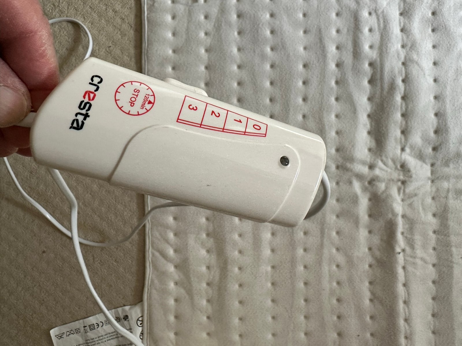 Cresta elektrische deken met 3 warmtestanden, Witgoed en Apparatuur, Ophalen of Verzenden, Gebruikt
