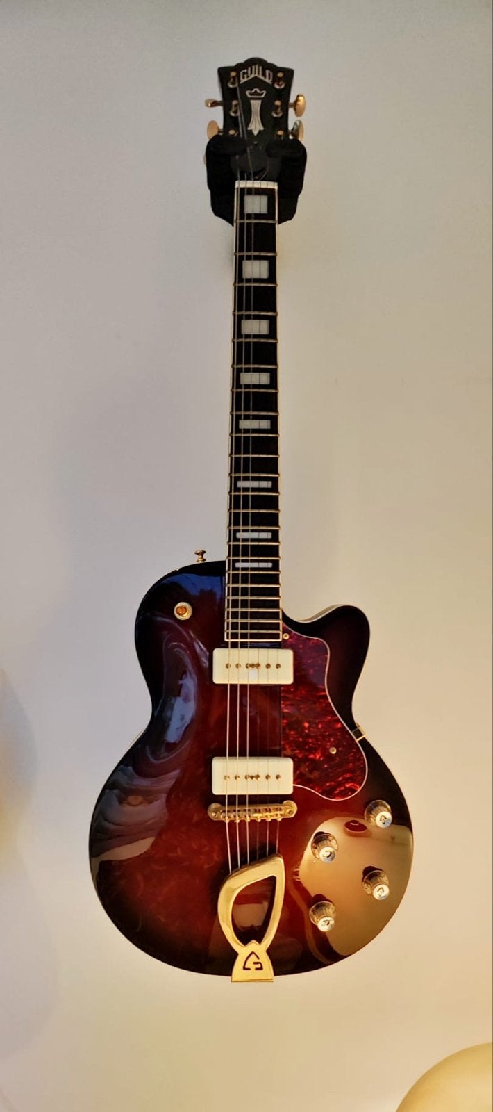 Guild Aristocrat P90 elektrische gitaar, Muziek en Instrumenten, Ophalen, Zo goed als nieuw, Semi-solid body, Overige merken