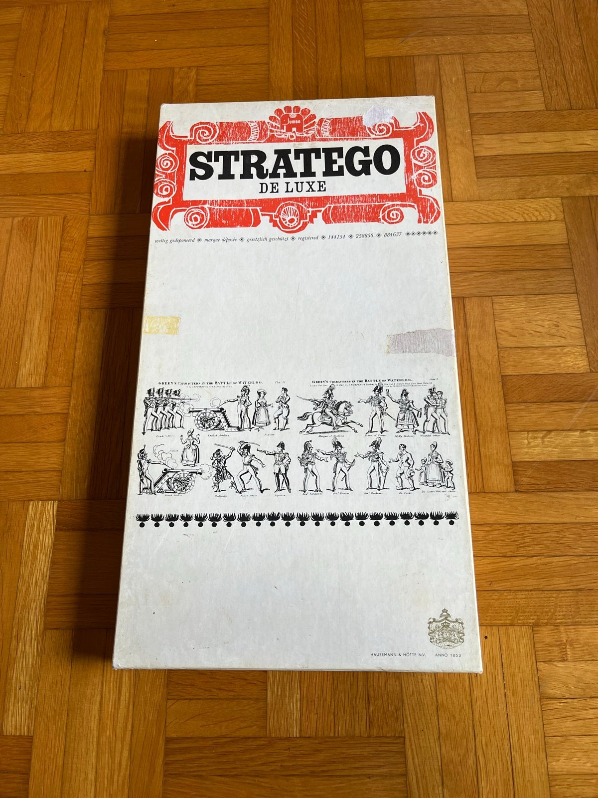 Stratego De Luxe - Vintage Bordspel uit 1966, Een of twee spelers, Ophalen of Verzenden, Gebruikt