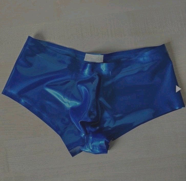 Latex trunk/ boxer. Nieuw!, Verzenden, Maat 46 (S) of kleiner, Blauw