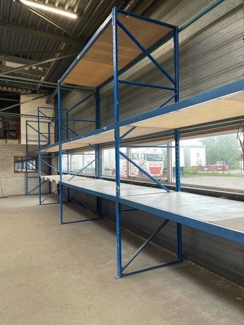 magazijn rek met platen 28 meter, Ophalen