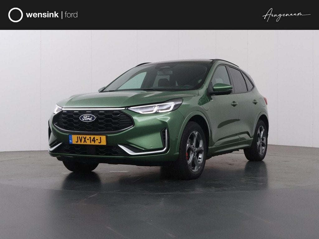 Ford Kuga 2.5 PHEV ST-Line X | Elekt inklapbare Trekhaak | P, Auto's, Ford, 14 kWh, Gebruikt, Leder en Stof, Plug-in hybride