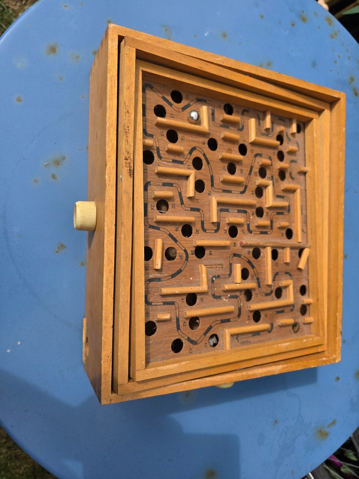 Te koop een oud antieke knikker spel, Ophalen of Verzenden