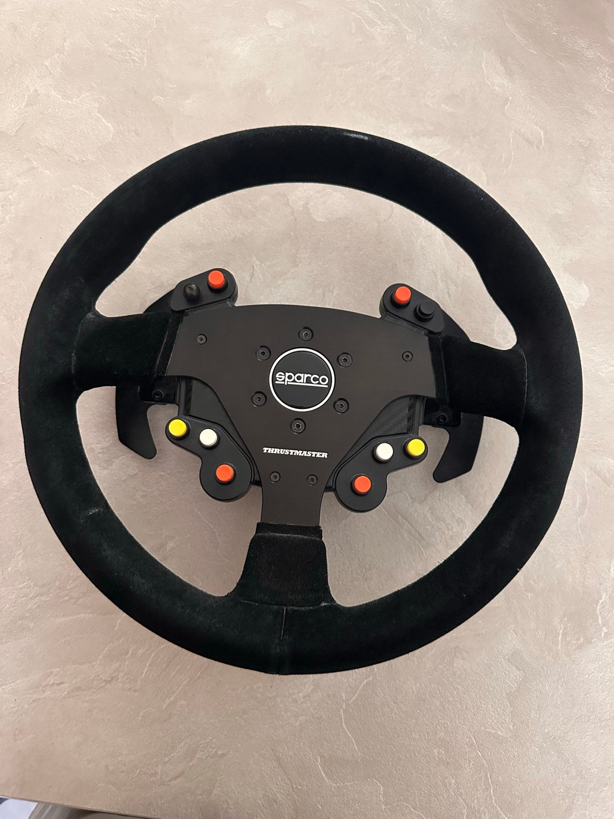 Thrustmaster TM Rally Wheel Add-On Sparco R383 Mod, Racestuur, Ophalen of Verzenden, Zo goed als nieuw, Thrustmaster