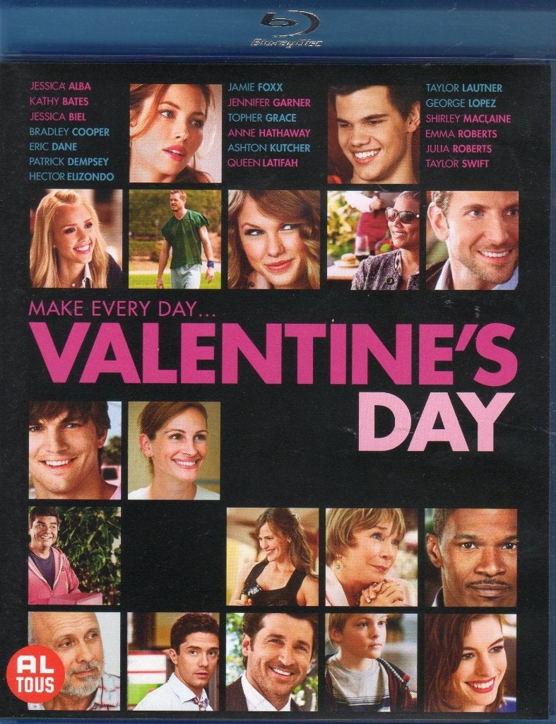 Valentine's Day (Blu Ray) Jessica Alba, Bradley Cooper, Ophalen, Zo goed als nieuw, Blu-ray, Film