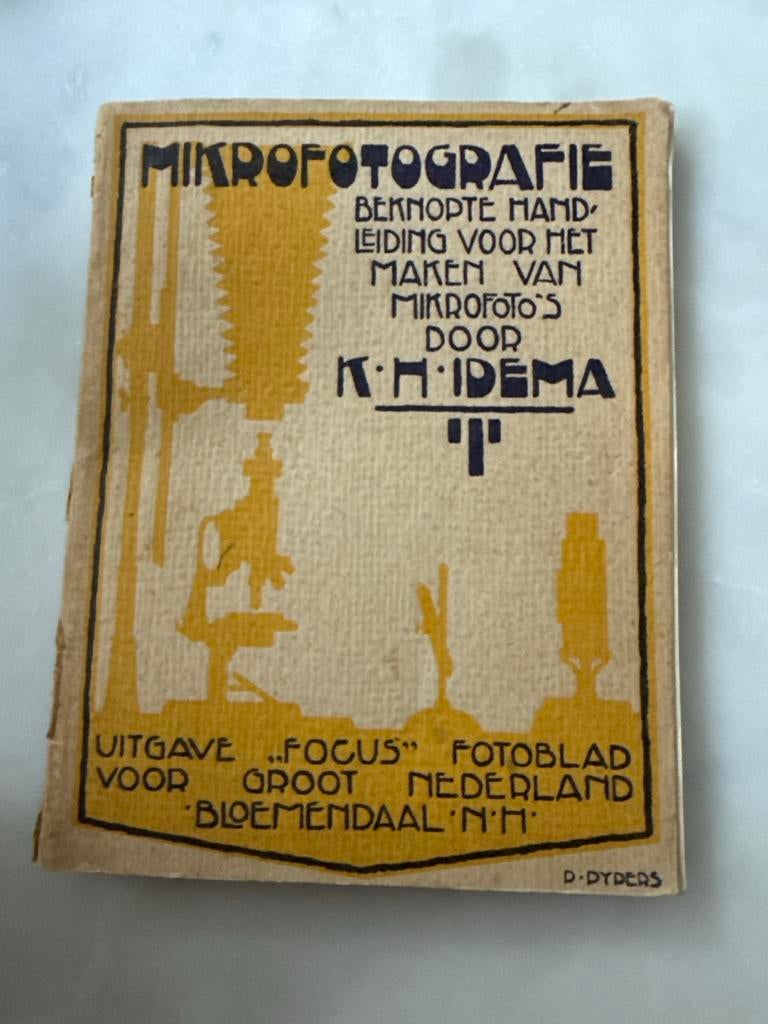 Mikrofotografie - K.H. Idema, Ophalen of Verzenden, Gelezen, Fotografie algemeen