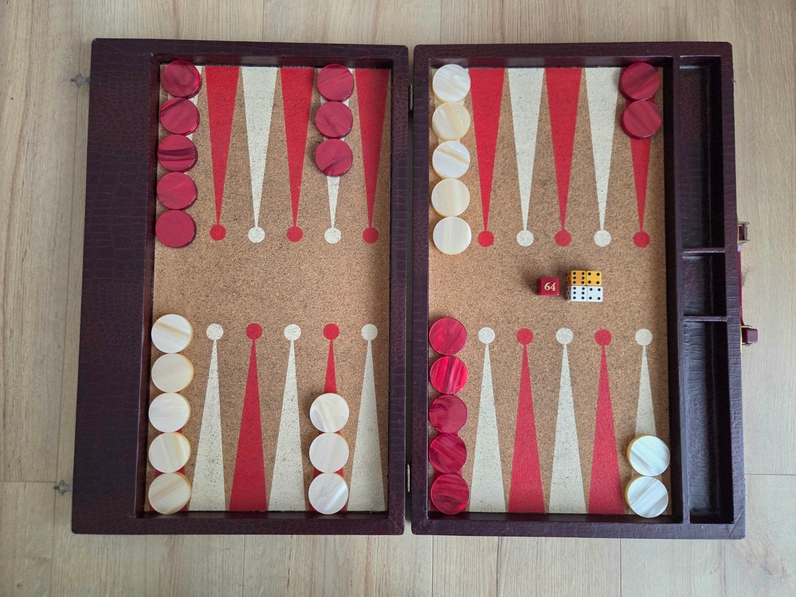 Rare 1930s Backgammon USA, Ophalen of Verzenden