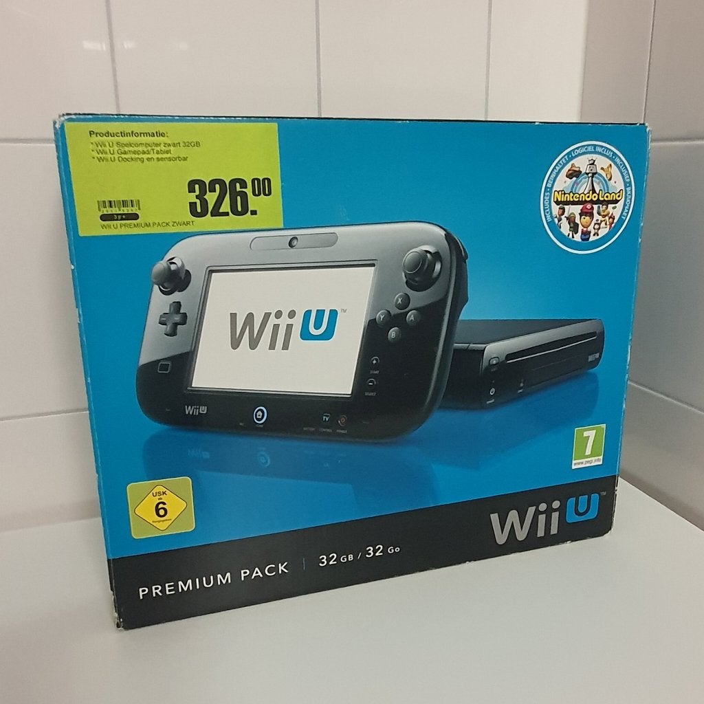 Wii U 32GB Nintendo LAND Premium PACK, Ophalen of Verzenden, Gebruikt, Met 1 controller, Met harde schijf