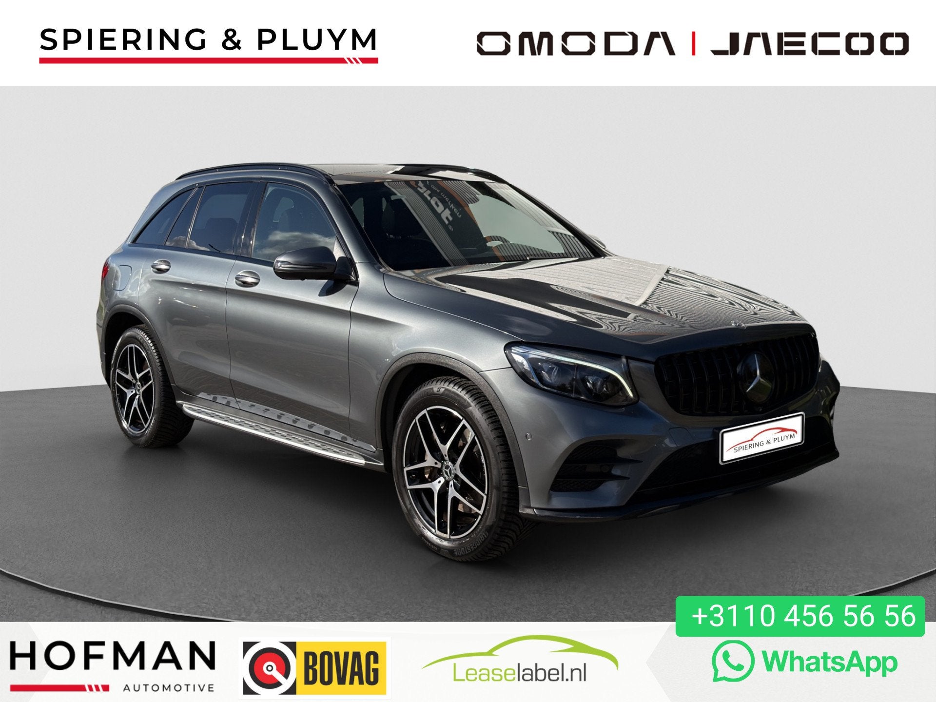 Mercedes-Benz GLC 250 4MATIC Business Solution AMG | Pano |, Auto's, Gebruikt, Euro 6, 4 cilinders, Leder
