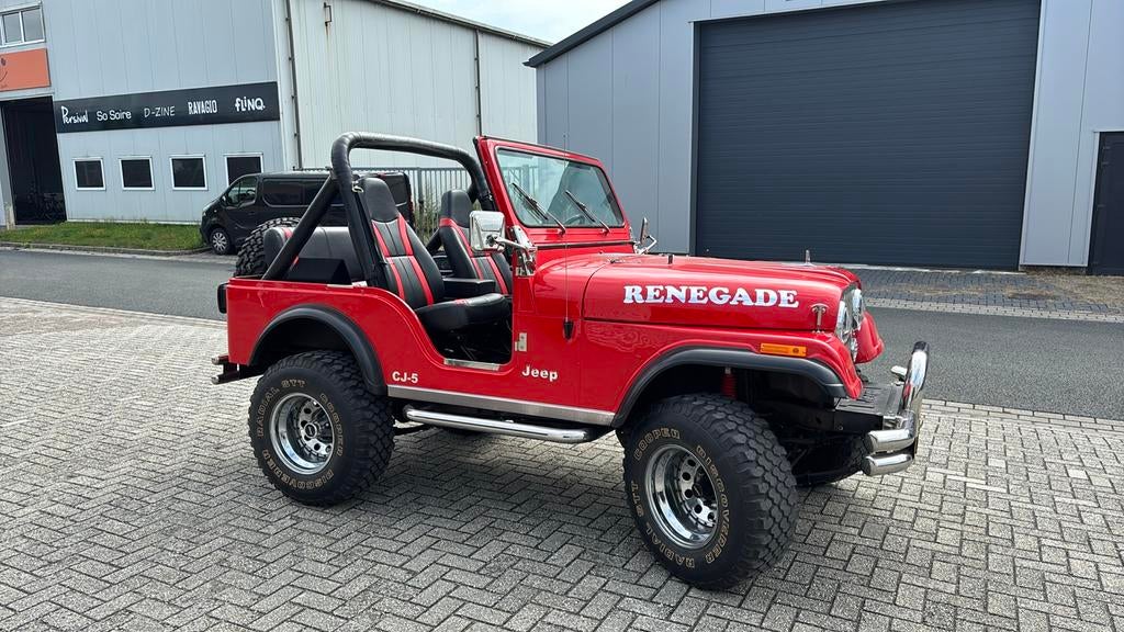 Jeep CJ Cj-5 1983 Rood wegenbelasting vrij!!!, Auto's, CJ, Vierwielaandrijving, Particulier, SUV of Terreinwagen