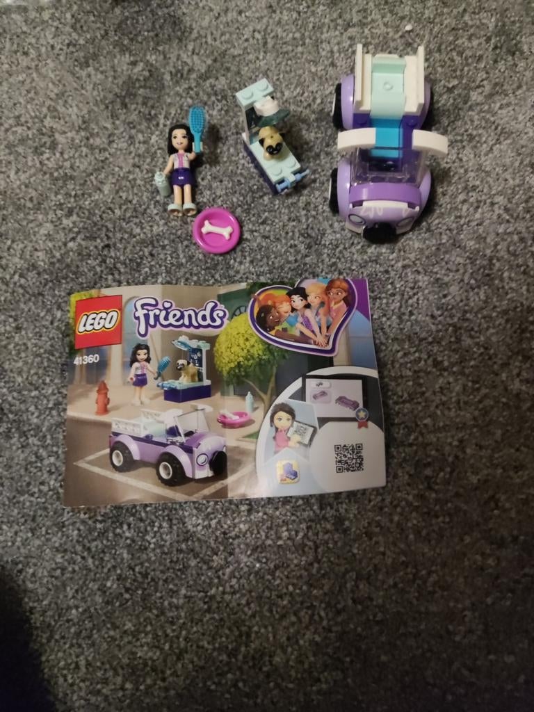 Lego Friends 41360 - Emma's mobiele dierenkliniek, Ophalen of Verzenden, Zo goed als nieuw, Complete set, Lego