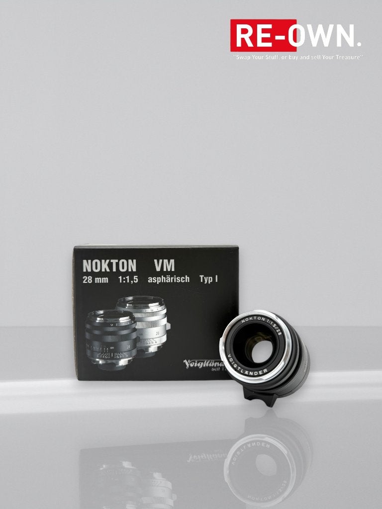VOIGTLÄNDER NOKTON 28MM F/1.5 | LEICA M | DOOS | GARANTIE, ., Zo goed als nieuw, Voigtlander, Voigtlander