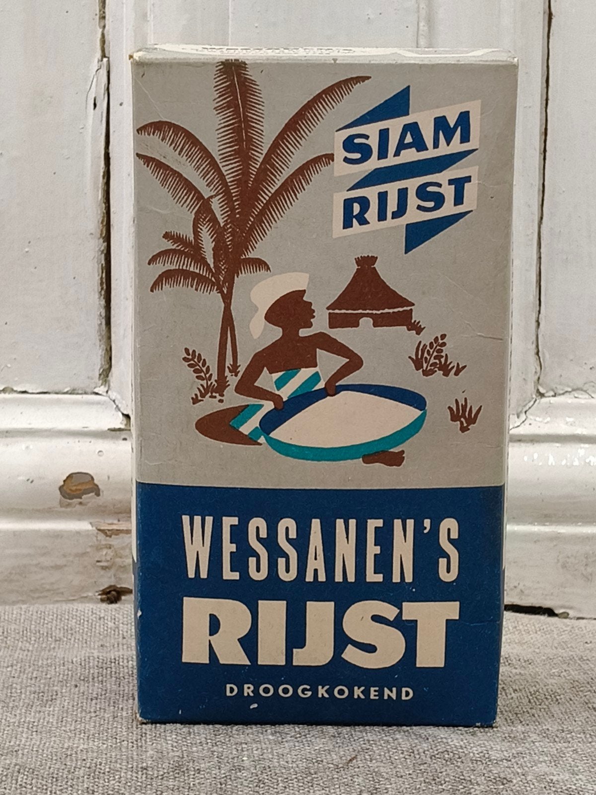 Oud vol pak Wessanen Siam rijst, Verzamelen, Ophalen of Verzenden, Gebruikt, Overige typen
