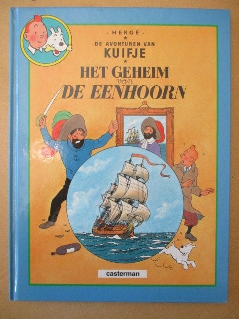 ad000362 kuifje dubbelalbum hc 3, Eén stripboek, Ophalen, Gelezen