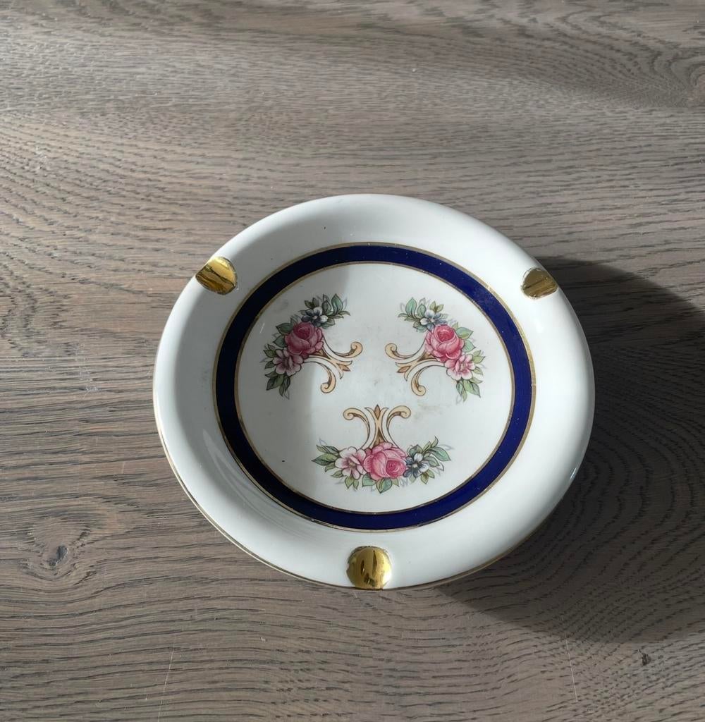 Florentine asbak met bloemenpatroon, Ophalen of Verzenden
