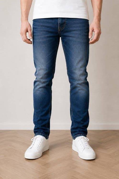 Nudie Jeans Lean Dean 34/34, Ophalen of Verzenden, Nieuw, Blauw, W33 - W34 (confectie 48/50)