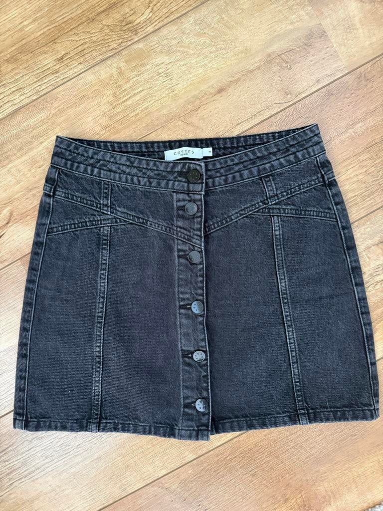 Spijkerrokje Costes ZGAN, Maat 38/40 (M), Zwart, Ophalen of Verzenden, Zo goed als nieuw