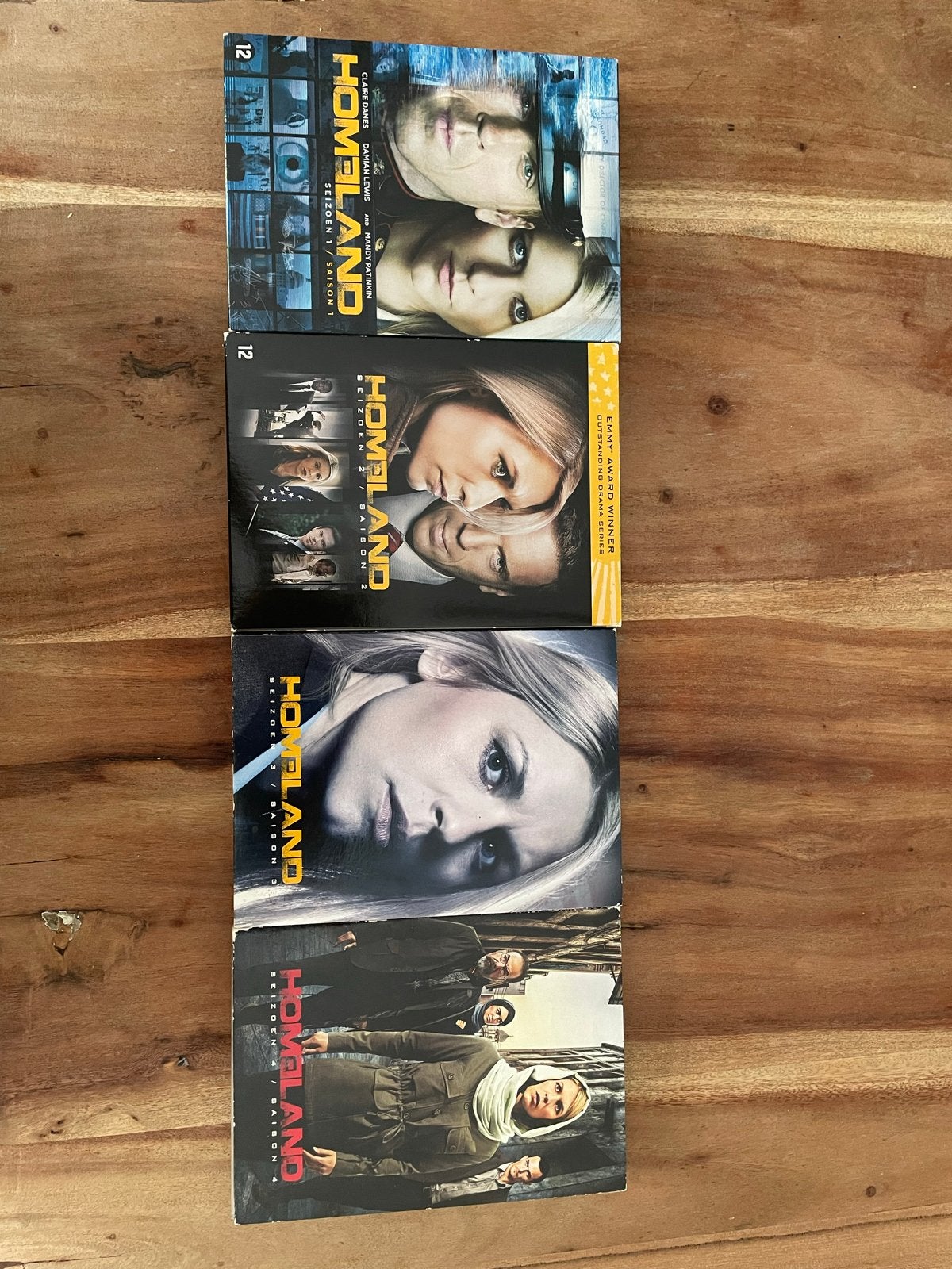 Homeland Seizoen 1 t/m 4 DVD Boxset, Engels, Seizoen 1, Nederlands, Drama