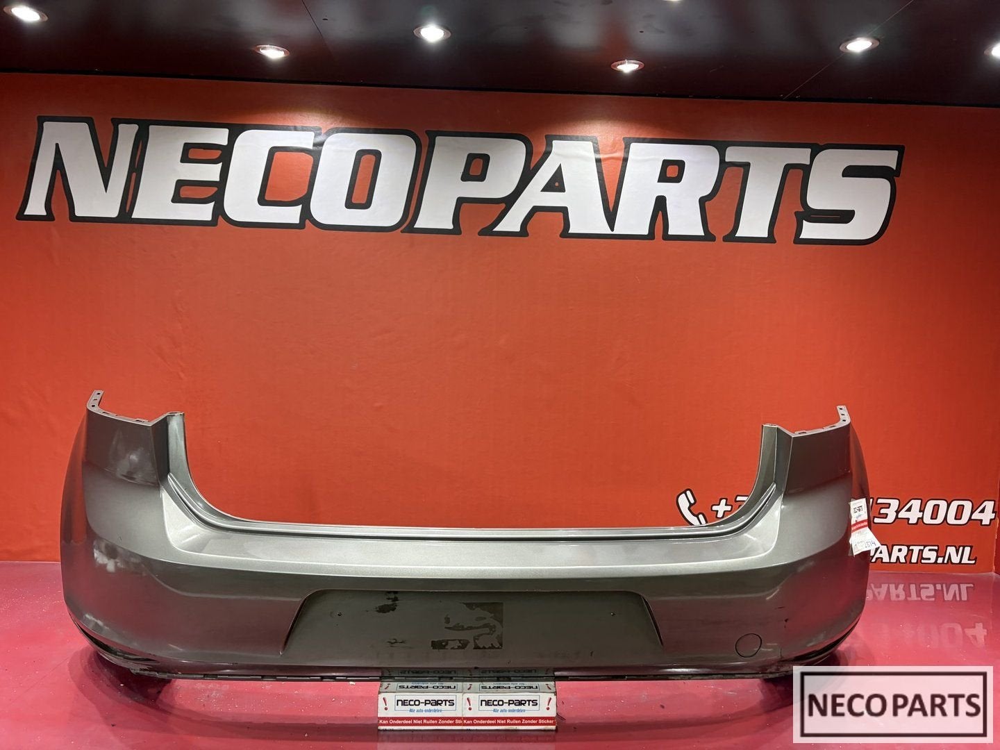 VOLKSWAGEN GOLF 7 ACHTERBUMPER GRIJS ORIGINEEL 5G6807421, Gebruikt, -, -, Ophalen of Verzenden
